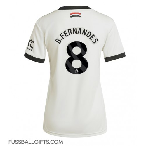 Manchester United Bruno Fernandes #8 Fußballbekleidung 3rd trikot Damen 2024-25 Kurzarm